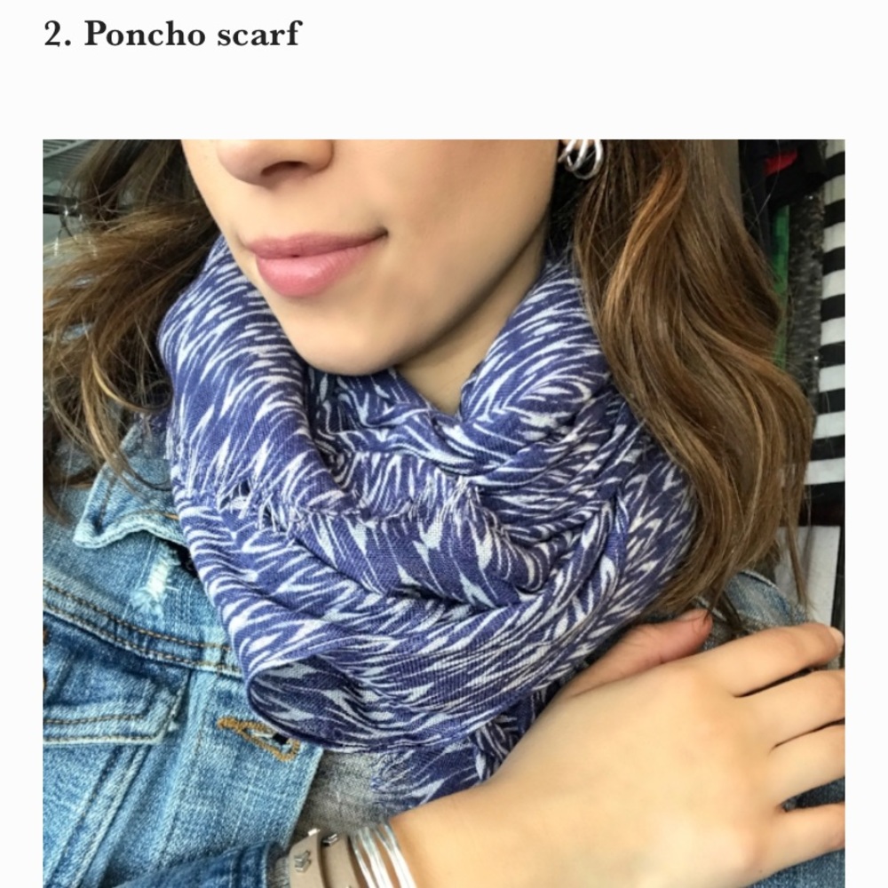 Stella & Dot poncho scarf. Brand new